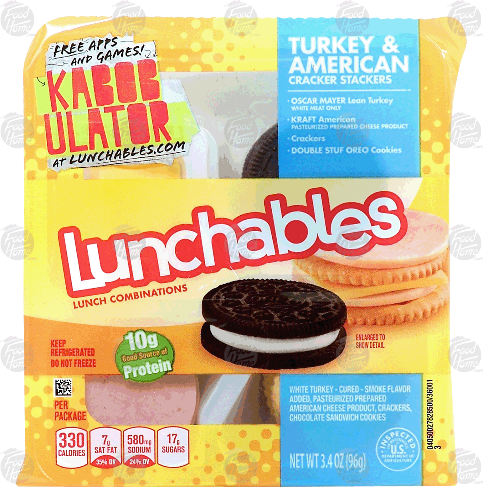 Oscar Mayer Lunchables turkey & american cracker stackers Full-Size Picture